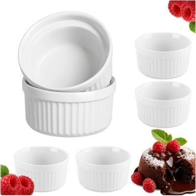 Vas rezistent la cuptor 6 buc Ruhhy 25705