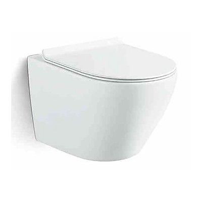 Vas wc suspendat cu capac soft close PP, iesire orizontala 822