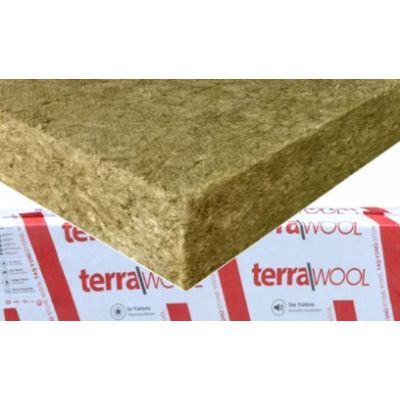 Vata bazaltica fatada TerraWool, 10X1.2X0.6, 2.16 mp/pachet