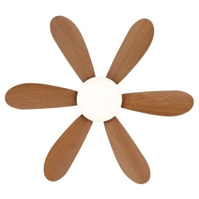 Ventilator de tavan negru mat cu efect de lemn 03625H Ventilator de tavan negru mat cu efect de lemn 03625H