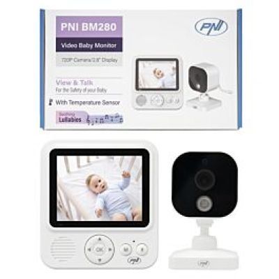 Video baby monitor ecran 2.8 inch wireless 2.4 ghz PMI BM280