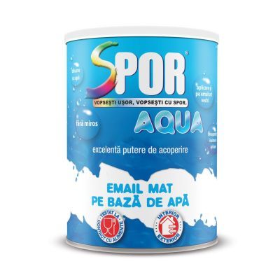 Spor Aqua email PE baza de APA gri 0.7l