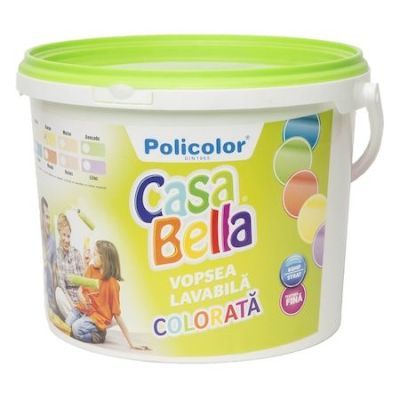 Casabella vopsea lavabila colorata AVOKADO 10l