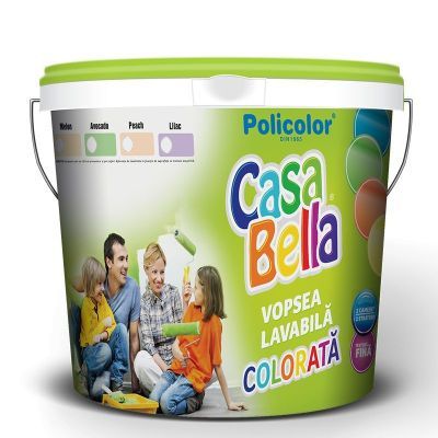 Casabella vopsea lavabila colorata Peach 4l