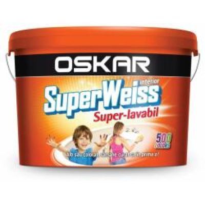 Vopsea lavabila interior Oskar Superweiss