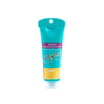 Pigment Kober, superconcentrat, galben SCP1 - F, pentru vopsea lavabila, 30 ml