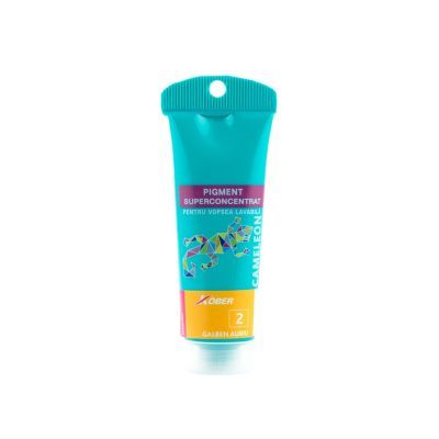 Pigment Kober, superconcentrat, galben auriu SCP2 -F, pentru vopsea lavabila, 30 ml