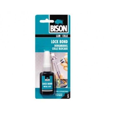 Adeziv Bison Lock Bond, de reparare, pentru suruburi si piulite, 10 ml, albastru