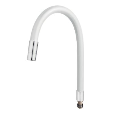 W100W-B Pipa elastica pentru baterie spalator elastic alb