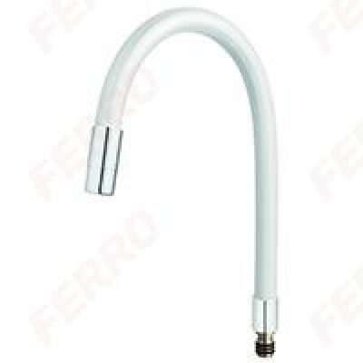 W100W-B Pipa elastica pentru baterie spalator elastic alb