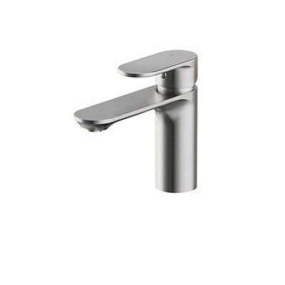 Baterie lavoar Cersanit Crea S951-334, cu aerator, cartus ceramic, Nickel S951-334