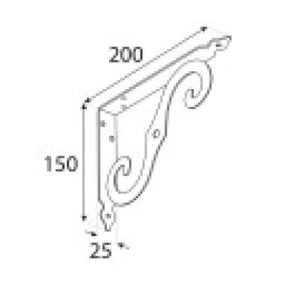 WFR 200 C onsola C 200x150x2.5 520139