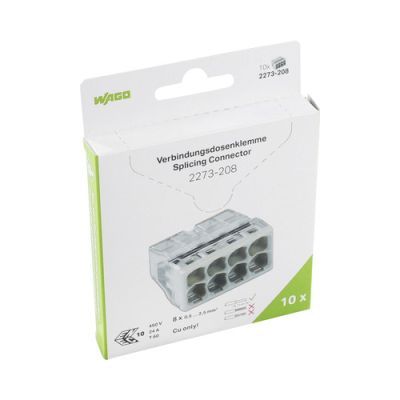 WG CLEMA LEGATURA 8P FY 0.5-2.5MM 2-2273-208 BUCATA EL20271 WG CLEMA LEGATURA 8P FY 0.5-2.5MM 2-2273-208 BUCATA EL20271