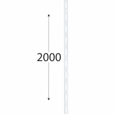 Wls 2000 B sina verticala cu O Fanta 2000 mm alb - 5456