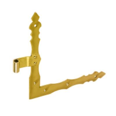 ZNO 350/13 Balama de colt 350x300x4.0 L+R galben 82732