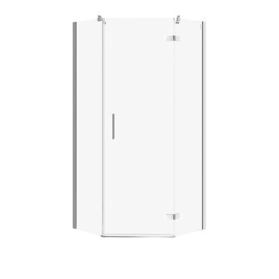 Cabina de DUS pentagonala Jota 90X90X195CM sticla transparenta dreapta S160-013