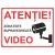 A0139 Autocolant Indicator Zona Supravegheata Video