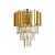 Aplica CHARMANT AP2,IP20,E14,H32xL34xW15cm,auriu,metal KL101049