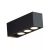 Aplica HUNTER 3, 8W, IP54, 220-240V, Negru, Aluminiu KL121058