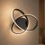 Aplica INTRIGUE AP1 NEGRU, 16W, 1300 LM, 4000 K KL141015