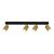 Aplica Isadora 4l 4xgu10 Liniar Negru+auriu Lunus DLD-0802-4A