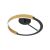 Aplica Led Carkia P 28W Negru+auriu Telecomanda Lunus DLD-1002AB
