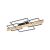 Aplica Led Frida 3 36W Negru+lemn 3CCT Lunus DLD-5503A