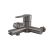 Baterie Cada Cu Para De Dus, Seia VITAL, SUS 304, Crom Mat, FLOW 16781 FB-09