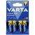 Varta Baterie R6 AA Alcalina Longlife B4 4/set