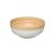 Bol Pentru Salata Din Bambus Alb Modern Color Diam 20 Cm 179727A
