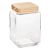 Borcan Patrat Din Sticla Si Pin 1,7 L 167767