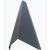 Bordura Fronton 312mm RAL 7024 0.40mm