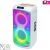 Boxa Party 2x165mm Acumulator BT LED Microfon PAR216WH