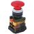 Buton Tip Ciuperca AELA-22 Rosu D22mm Lampa/230V 1NC 1NO BBG20-AELA-K04
