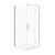 Cabina DUS De Colt Jota 90X90X195 Dreapta Sticla Transparenta S160-002