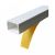 Canal Cablu ALB 16X16mm Cu Adeziv 2m/buc KO-C16X16A