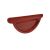 Capac Jgheab, BILKA,rosu (RAL 3011) D 125mm