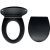 Capac Wc Negru Mat Duroplast 369X440MM, 125-210MM