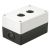 Carcasa Buton KP102 Pentru 2 Butoni Albi BKP10-2-K01