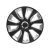 Carmax Set Capace Roata Stratos RC Black & AMP, Silver 14