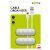 Cleme Pentru Gestionarea Cablurilor Cu 4 Sloturi Goobay Set 2 Bucati Albe