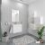 Comp Carla - Baza 2 USI + LAV Cm 60X36 Maner Emotion Alb + Oglinda 213/EL Cu Lampa Venus FSC Mix