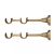 Consola Dubla Metalica Bronz Antic Cu Suport 19/19 2buc/set/blister