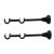 Consola Metalica Negru Nichel Cu Suport 19 2buc/blister