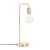 Gold Metal Lamp H46 Gold