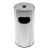 Cos De Gunoi Cu Scrumiera Inox D 30hx60cm 38773
