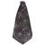 Cravata Neagra Cu Imprimeu Argintiu Panza De Paianjen P0611j