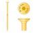 Cs 35050 Surub De Constructii Cu CAP Inecat 3.5X50 200BUC/PACHET 310105
