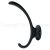 Cuier 2 Carlige Metalic Negru 494.08.19 13774