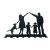 Cuier Metalic Familie Ocrotitoare